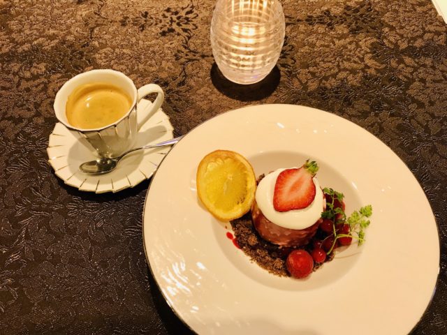ルビーチョコのムース